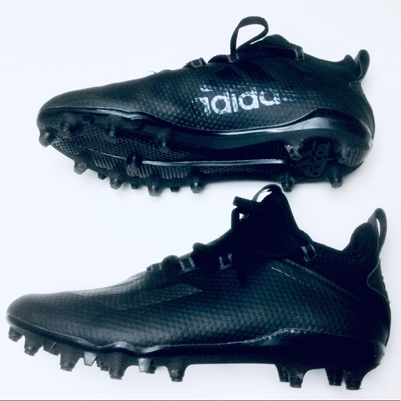 ⚽️ ADIDAS - OUTDOOR - BLACK & SILVER - SKIN PREDATOR SOCCER CLEATS ⚽️ - Picture 3 of 7
